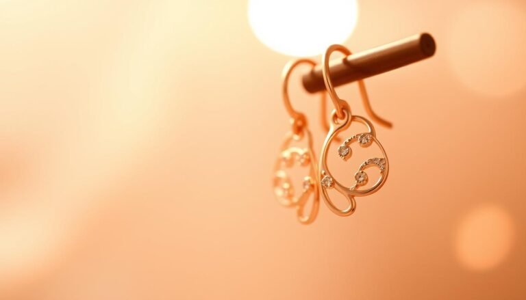 Rose Gold Earrings