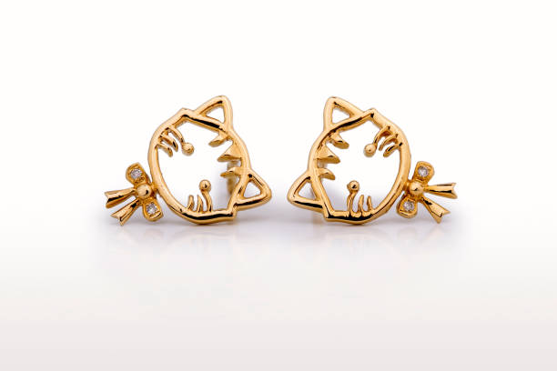 18k Gold Baby Earrings